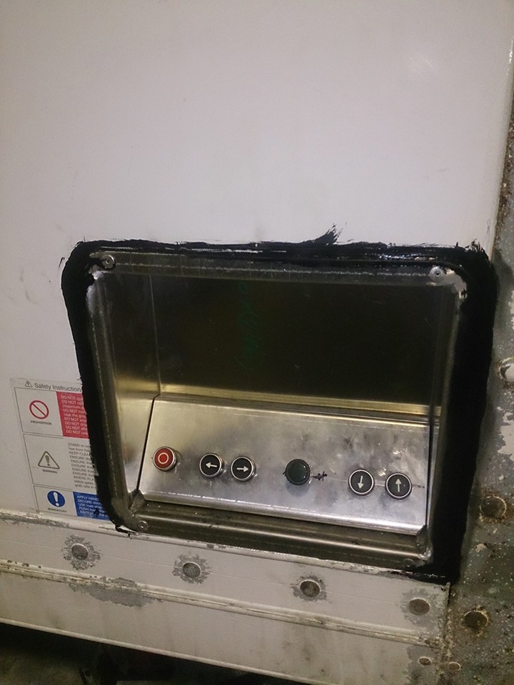Ny pult til betjening af lift