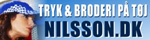 Tekstiltryk og broderi i bedste kvalitet hos Nilsson.dk