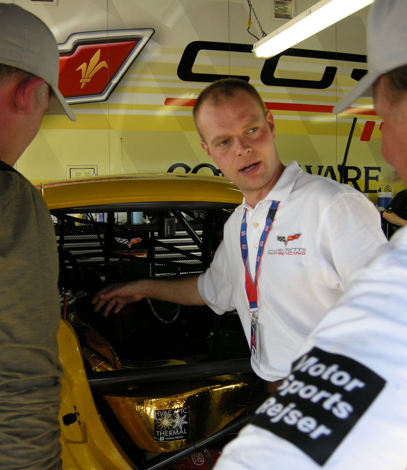 I 2008 besøgte vi Corvette Racing teamet, hvor Jan Magnussen fortalte om sin racer.