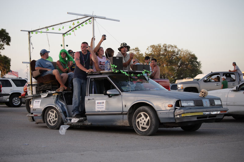 Hyggen udenfor banen er enorm, se bare denne sag kaldet: Exotic Dancer Training Unit.
(Foto: Motorsporten.dk)