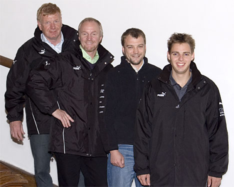 Steffen Møller sammen med Claus Poulsen (El:con), Niels Brøchner (NB-Group) og Orm Bossemeyer (IT Companion)