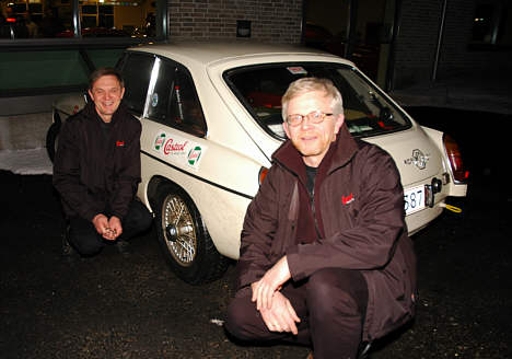 Henning Hjorth og Roar Eriksen i MG B GT er kommet godt fra start i Rallye Monte-Carlo Historique. De er overraskende nr. 48 efter løbets fire første specialetaper.
