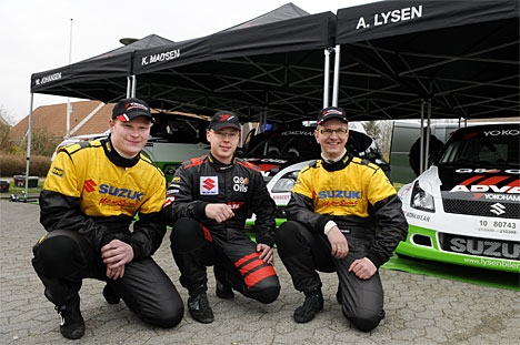 Kenneth Madsen, Martin Johansen og Anders Lysen
