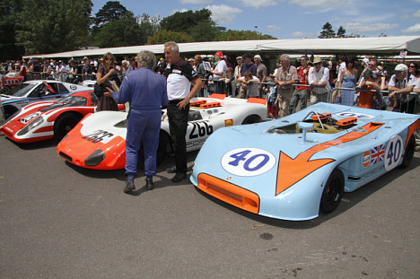Kom lige og snak om klassiske Porscher. 908/3, 908/2 og 917. Så bliver det ikke meget bedre.