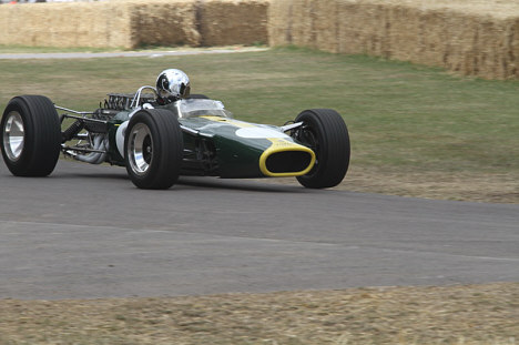 Lotus 49. En af de mest ikoniske F1 biler. Debutløbet i Holland 1967: Pole-position og sejr.