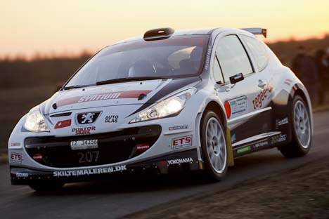 Jensen/Tøndborg Peugeot 207 Super 2000 EVO.
(Foto: Bjørn Johansson / www.bjohansson.dk)