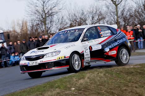 Wallenwein/Poschner i Subaru Impreza N 15.
(Foto: Bjørn Johansson / www.bjohansson.dk)