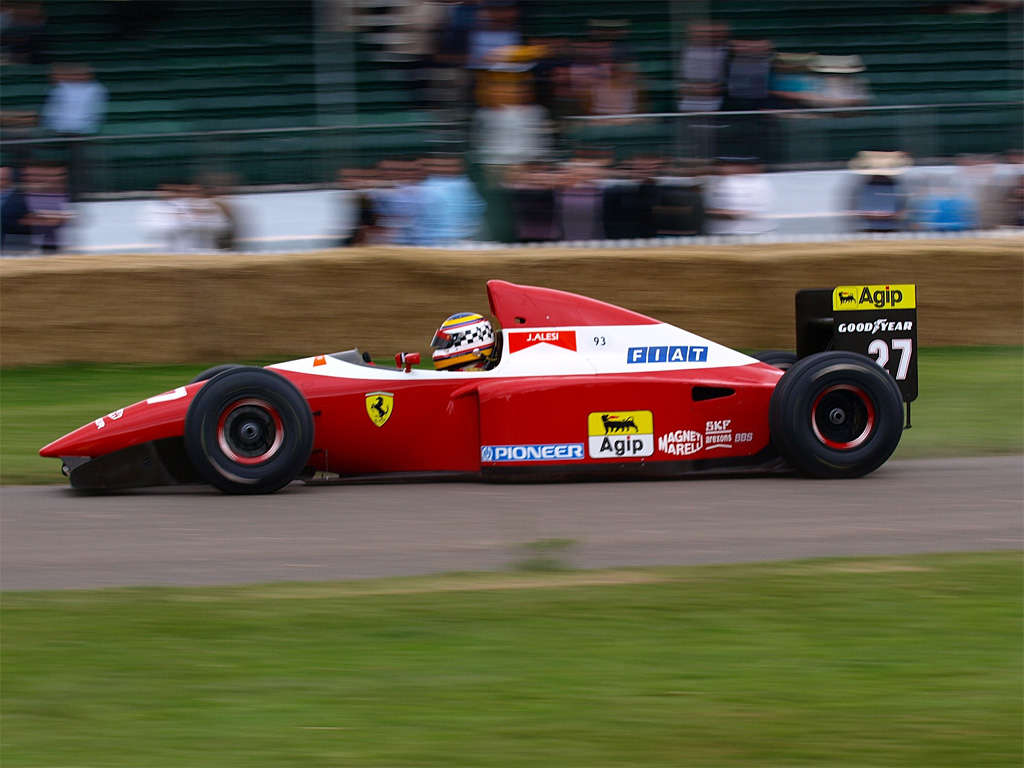 Ferraris F93A-model vil kunne opleves under årets Classic Race Aarhus