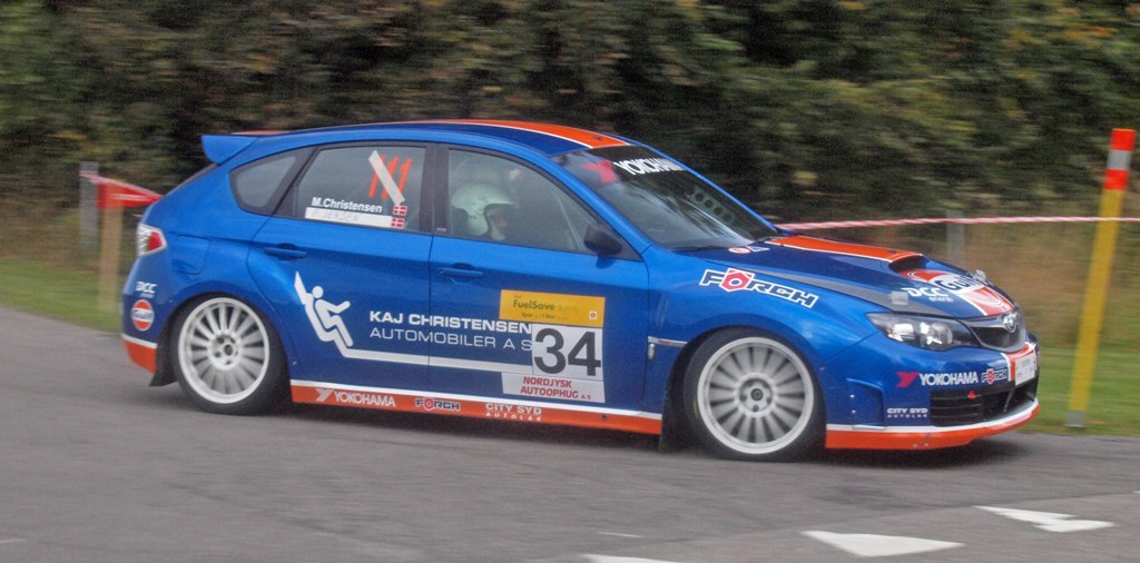 Max Christensen og Preben L. Larsen vandt sikkert på hjemmebane i Shell Mini Rally 2012.
(Foto: Åge Kirketerp Jensen)