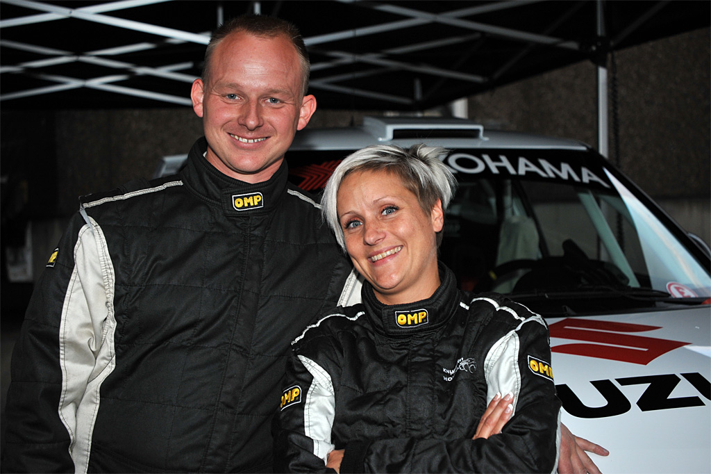 Jesper Bisted og Heidi Knudsen scorede en klassesejr i deres første start sammen