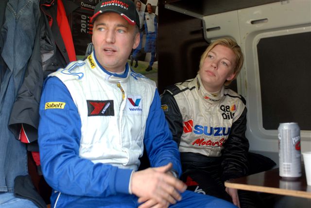 Tim Svanholt og Carina Møller forventer at blive endnu bedre kørende i deres andet løb sammen i DM-turneringen.