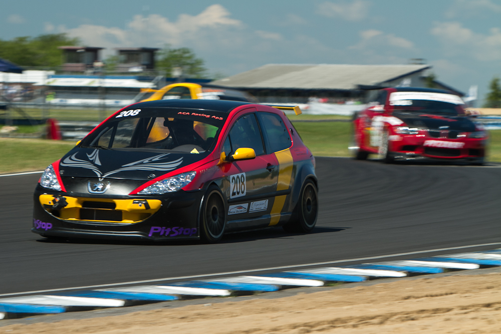 Den gamle malermester er absolut konkurrencedygtig i Special Saloon Car
(Foto: Gripping Media)