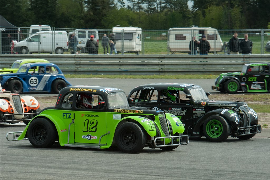Der bliver masser af race i OK Mobil 1 Legend Car Cuppen ved årets SuperDæk Padborg Prix