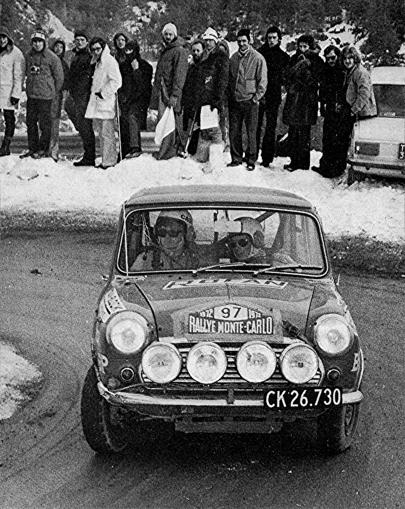 Preben Kristoffersen blev smittet af alperally-feberen i 1972, hvor han deltog i Int. Rally Monte Carlo sammen med Peter Singer.