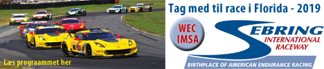 Tag med Race Tours til WEC 1000 miles og IMSA 12H løbene på Sebring International Raceway